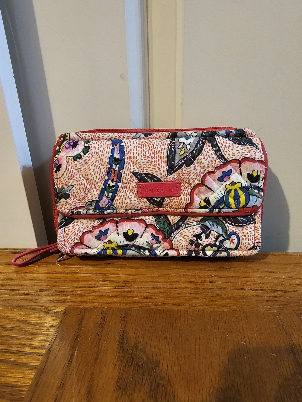 Vera Bradley Pink Floral Quilted Wallet